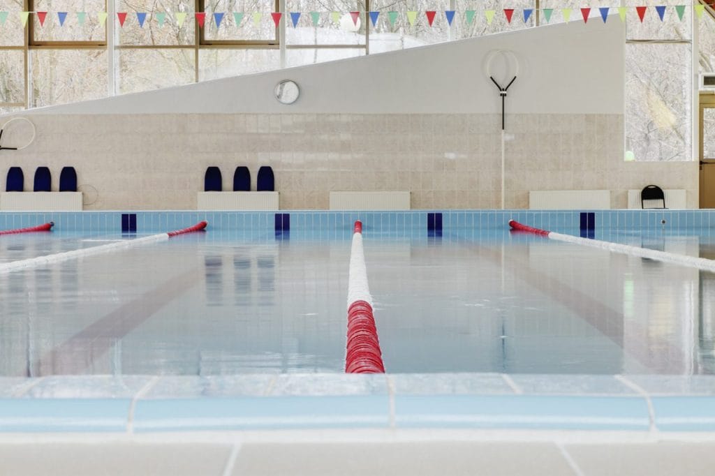 indoor swimming pool red and white dividers in sw 2025 04 04 13 38 47 utc Easy Resize.com