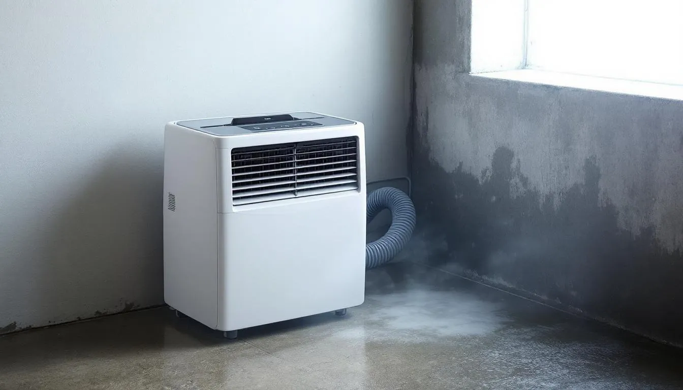 W pomieszczeniu o wysokiej wilgotności działa osuszacz kondensacyjny, który skutecznie usuwają nadmiar wilgoci z wilgotnych ścian, wspierając proces osuszania budynków. Urządzenie podgrzewa powietrze, co przyczynia się do obniżenia wilgotności względnej w otoczeniu.